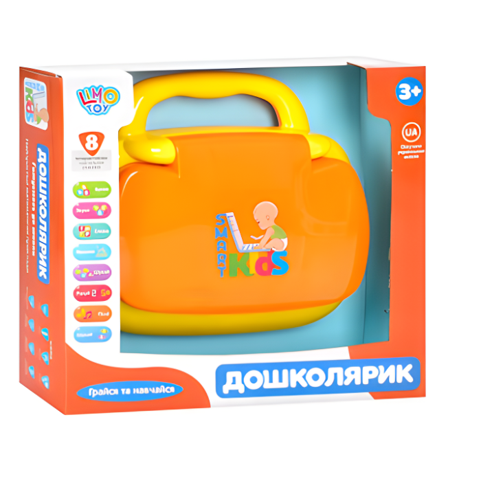 Дитяча розвиваюча іграшка Ноутбук Limo Toy SK 0022 Дитячий ноутбук ноутбук