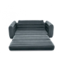 Двоспальний надувний диван-трансформер для дому та дачі Intex 66552 Pull-Out Sofa 203 x 224 x 66 см сірий