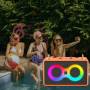 Музична колонка з двома бездротовими мікрофонами SP-240924-2 RGB Bluetooth