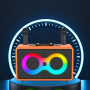 Музична колонка з двома бездротовими мікрофонами SP-240924-2 RGB Bluetooth