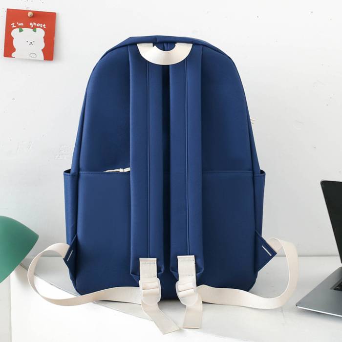 Практичний набір сумок 4 в 1 для щоденних прогулянок Рюкзак, сумка через плече, пенал, косметичка 5068