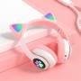 Беспроводные накладные Bluetooth наушники Cat Ear STN-28 Наушники с ушками и подсветкой Маленькая упаковка