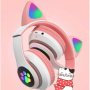 Беспроводные накладные Bluetooth наушники Cat Ear STN-28 Наушники с ушками и подсветкой Маленькая упаковка