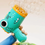 Дитячий пістолет іграшка для мильних бульбашок Bubble blaster AND 636-73 у вигляді Динозаврика