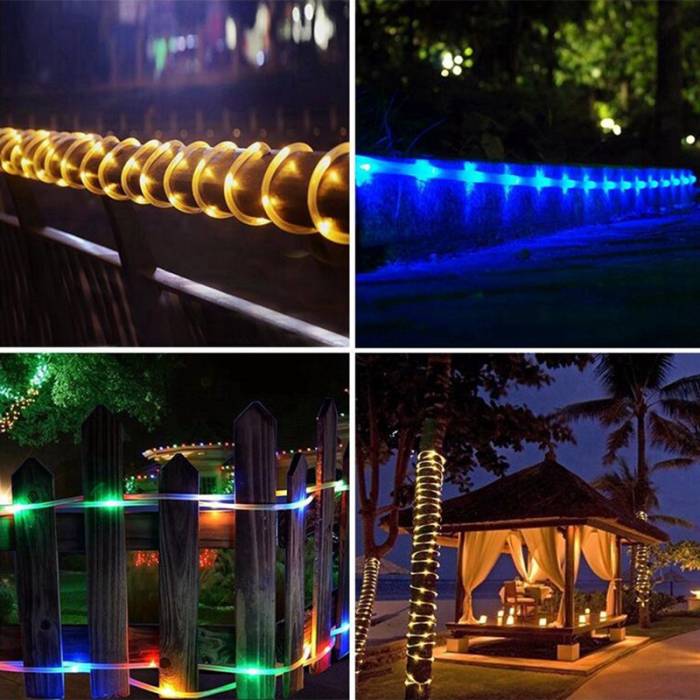 Гірлянда Дюралайт вулична 240 LED морозостійка 10м Різнокольоровий