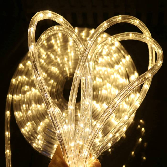 Гірлянда Дюралайт вулична 240 LED морозостійка 10м Різнокольоровий