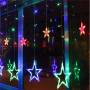 Гірлянда у вигляді штори "Зіркопад" розмір 3x1м LED, 8 режимів мерехтіння