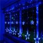 Гірлянда у вигляді штори "Зіркопад" розмір 3x1м LED, 8 режимів мерехтіння