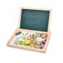 Детский развивающий центр-игрушка Tree Toys MD-0815 Деревянная магнитная доска с пазлами и для рисования