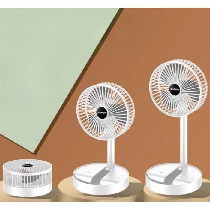 Портативний акумуляторний настільний міні-вентилятор Telescopic Fan Компактний вентилятор з акумулятором