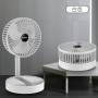 Портативний акумуляторний настільний міні-вентилятор Telescopic Fan Компактний вентилятор з акумулятором
