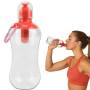 Пластиковая бутылка для воды с фильтром и карабином 550 мл Bottle Спортивная бутылка для воды