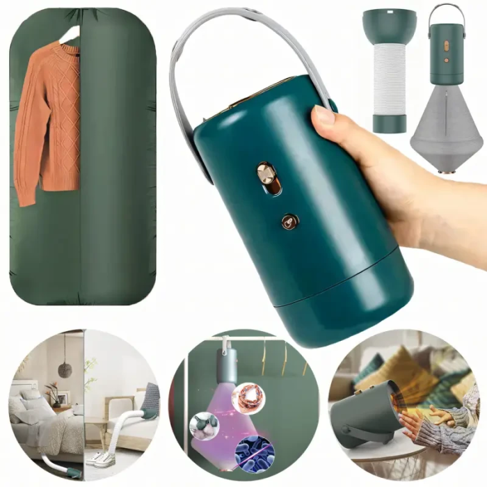 Портативна сушарка для одягу Portable Clothes Dryer Mini Електросушарка для білизни з таймером
