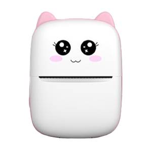 Міні принтер для фотографій та етикеток CAT Mini Printer Дитячий термопринтер без чорнила