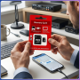 Карта пам'яті MicroSD 16 GB Class 10 з SD-адаптером