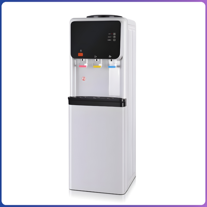 Підлоговий кулер для води TY-340 з нижньою шафкою та трьома краниками 1600W