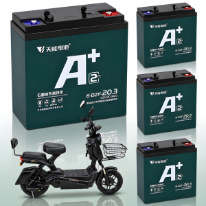 Комплект акумуляторів 4 шт. для електроскутера 6-DZF-20.3 12V/20.3Ah