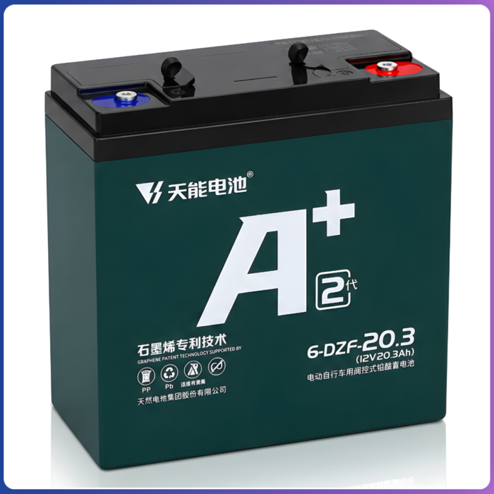 Комплект акумуляторів 4 шт. для електроскутера 6-DZF-20.3 12V/20.3Ah