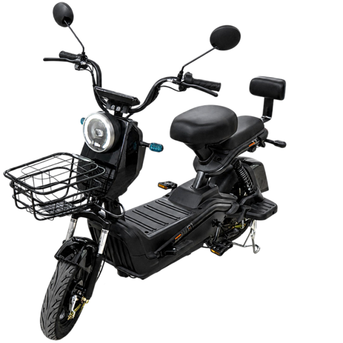 Електровелосипед двомісний VELOVA CITY 600W з амортизацією