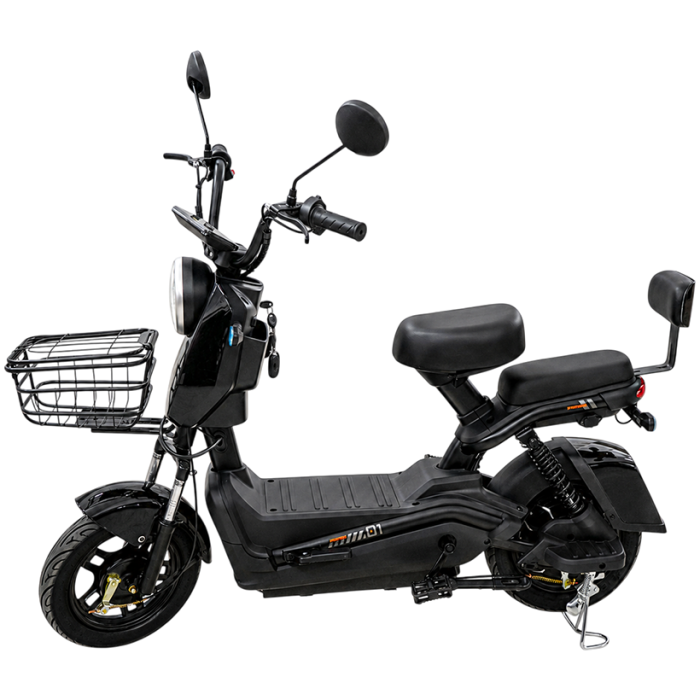 Електровелосипед двомісний VELOVA CITY 600W з амортизацією