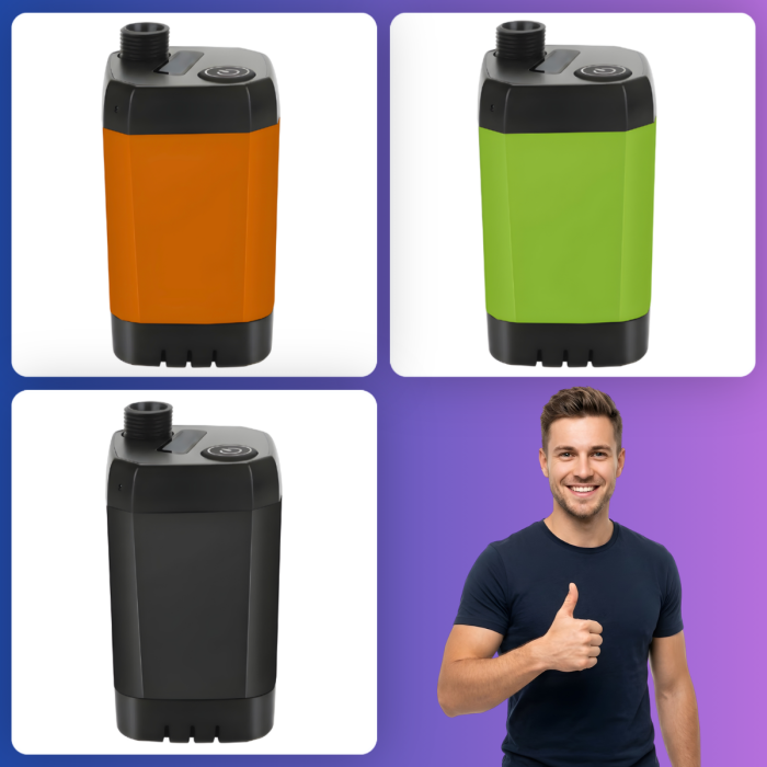 Портативний акумуляторний душ 6000mAh з відображенням температури води