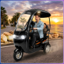 Триколісний електротрайк TRIVARO COMFORT з дахом та дощовиком 800W