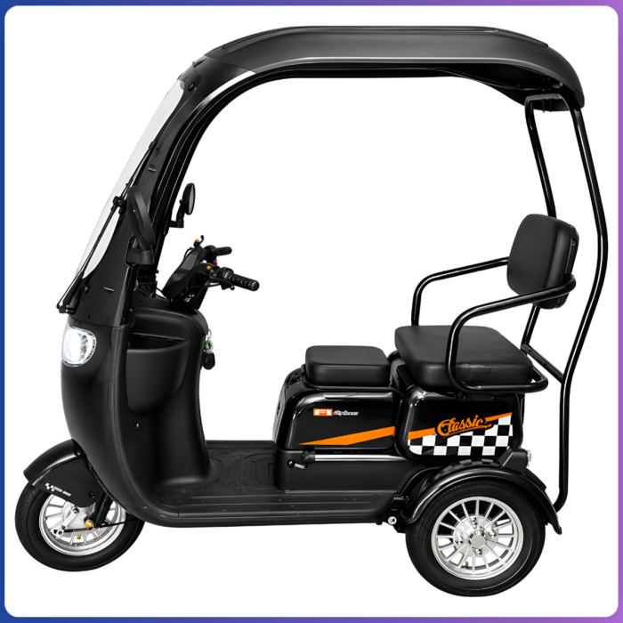 Триколісний електротрайк TRIVARO COMFORT з дахом та дощовиком 800W