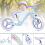 Дитячий біговел 12" з регульованим сидінням та світлом PROF1 KIDS MBB 1057 Mint