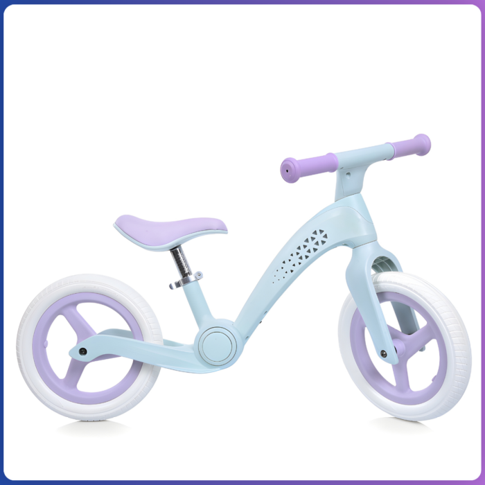 Дитячий біговел 12" з регульованим сидінням та світлом PROF1 KIDS MBB 1057 Mint