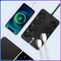 Мережевий фільтр-подовжувач 3м на 8 розеток з заземленням 4хUSB | Type-C 2528