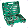 Набір інструментів на 82 предмети з тріскачкою та торцевими головками в кейсі 82-24T