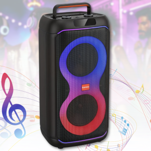 Портативна Bluetooth колонка з двома динаміками 8.5" та RGB підсвічуванням PartyBox 320 40W