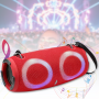 Портативна Bluetooth-колонка з акумулятором 3000mAh та RGB підсвіткою ZQS-L31 20W Червоний