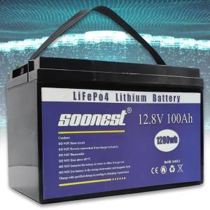 Акумуляторна літієва батарея LiFePO4 на 12,8V ємністю 100Ah Soonest 1280Wh
