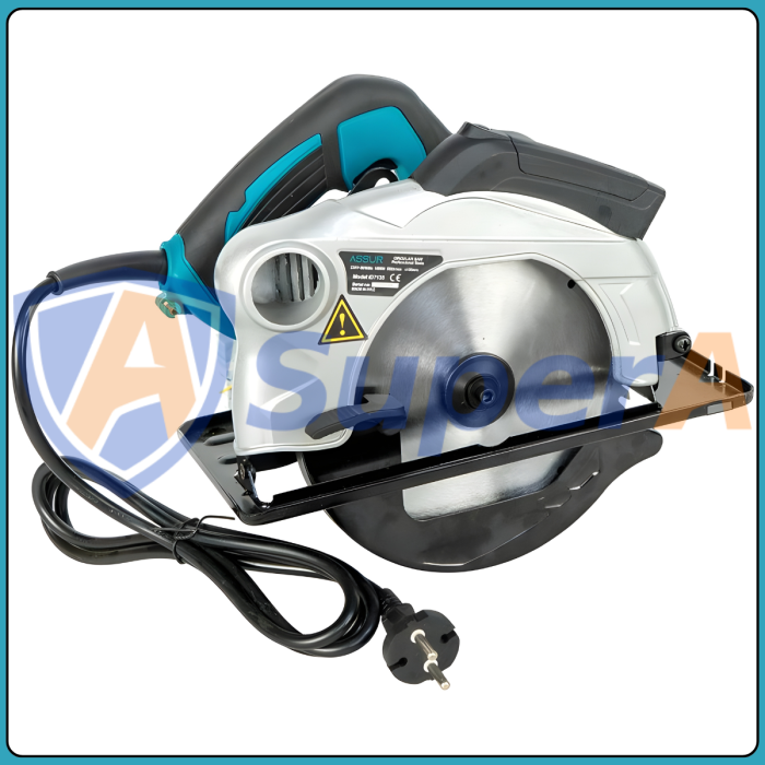 Електрична циркулярна пила 185 мм ASSUR ASR705 220V 1400W у коробці