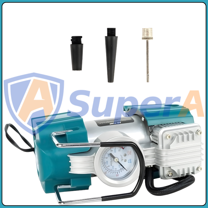 Автомобильный компрессор 35 л/мин ASSUR ASR8046 12V с LED-подсветкой