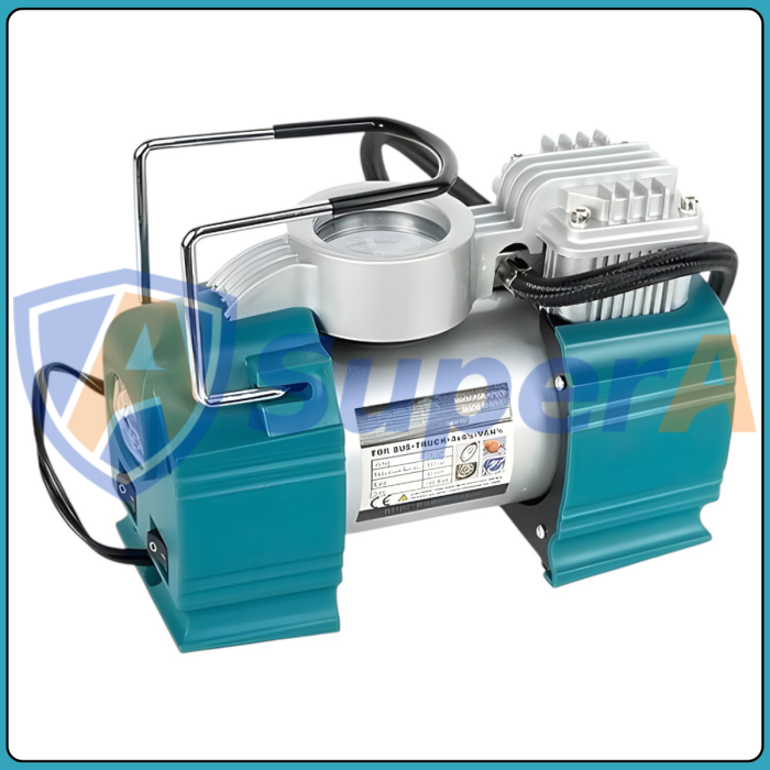 Автомобильный компрессор 35 л/мин ASSUR ASR8046 12V с LED-подсветкой
