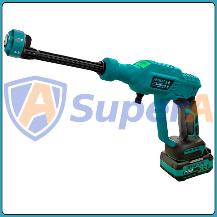 Аккумуляторная мойка высокого давления ASSUR ASR431 21V с двумя аккумуляторами
