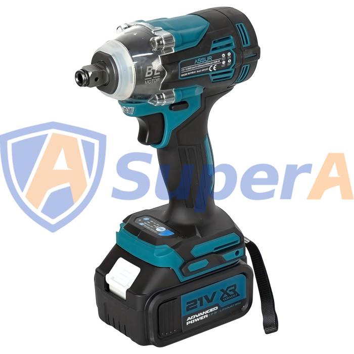 Акумуляторний гайковерт ASSUR ASR054 21V у кейсі 25 предметів