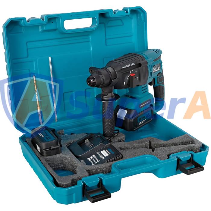 Аккумуляторный перфоратор ASSUR ASR509 21V 3000mAh в кейсе