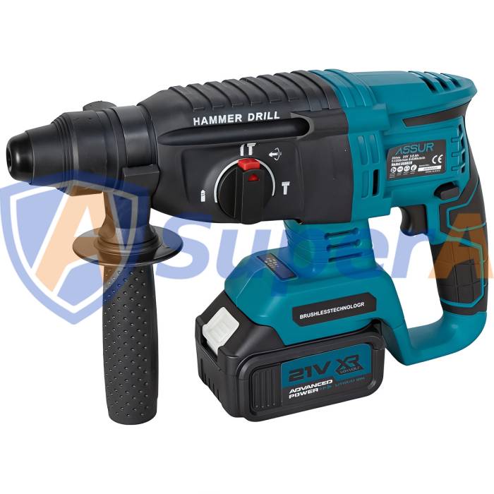 Аккумуляторный перфоратор ASSUR ASR509 21V 3000mAh в кейсе