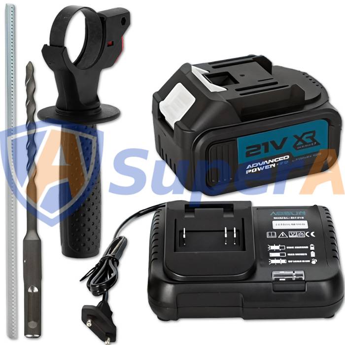 Аккумуляторный перфоратор ASSUR ASR509 21V 3000mAh в кейсе
