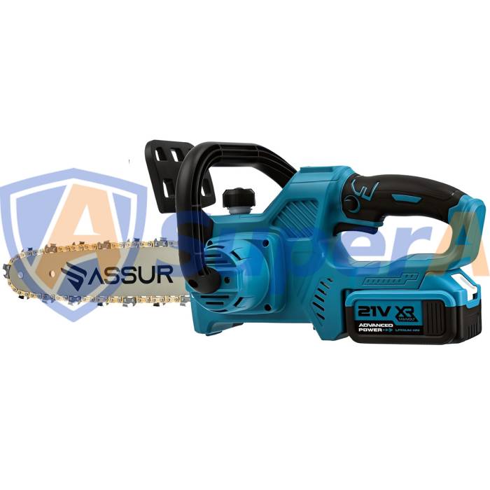 Аккумуляторная пила 21V с шиной 12 дюймов ASSUR ASR764 в кейсе
