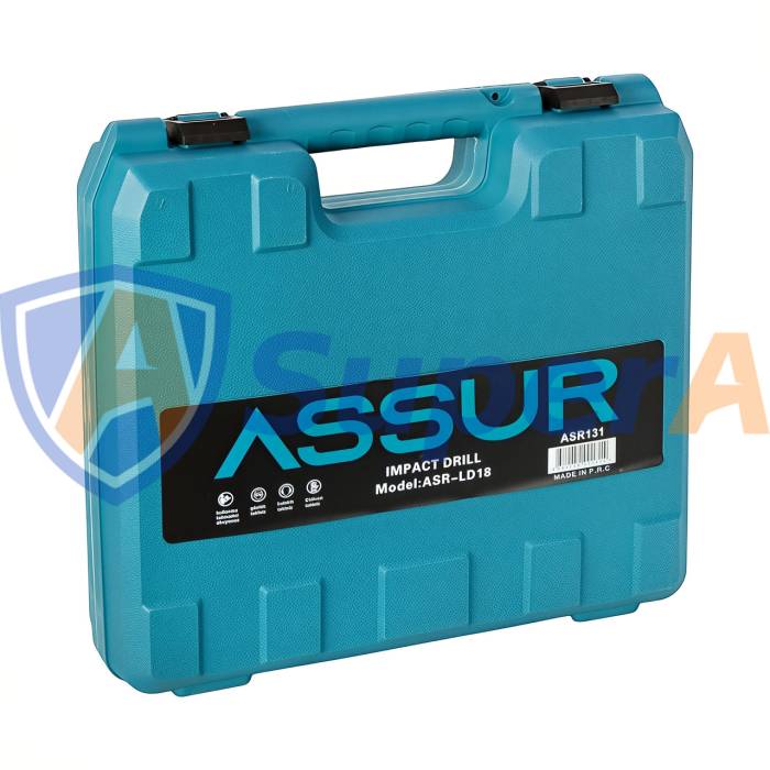 Акумуляторний ударний шурупокрут ASSUR ASR131 21V у кейсі 84 предмети