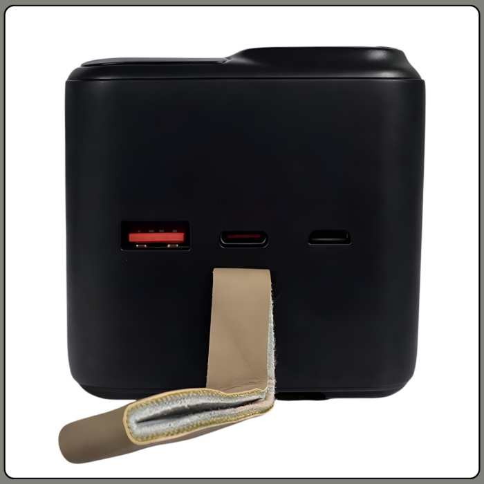 Повербанк 40000mAh с дисплеем и встроенными кабелями Type-C | Lightning KP KPG-401
