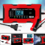 Зарядное устройство 12V/10A для аккумуляторов с LCD дисплеем M18689