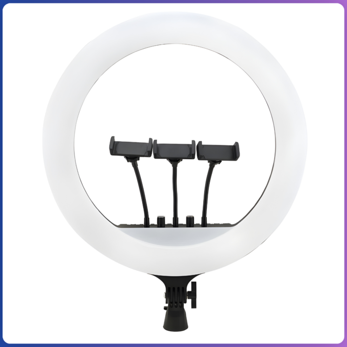 Кільцева LED-лампа RL-18 45 см на 3 кріпленнями з пультом