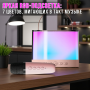 Портативна Bluetooth-колонка з двома мікрофонами та RGB-підсвічуванням K52 Рожева