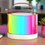 Портативна Bluetooth-колонка з двома мікрофонами та RGB-підсвічуванням K52 Біжова