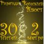 USB Гірлянда "Кінський хвіст" 2 метри 30 ниток 8 режимів світіння Теплий білий